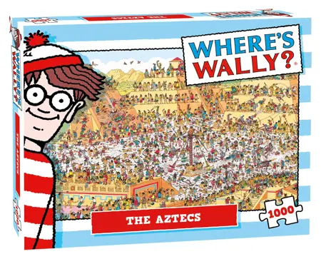 Puzzel Where's wally The Aztecs 1000 stukjes - afbeelding 1