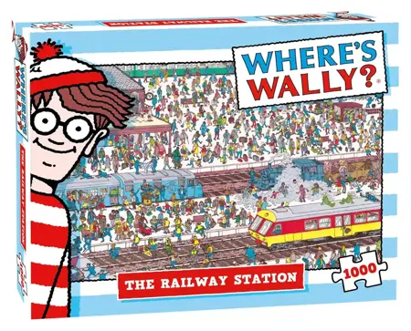 Puzzel Where's wally The railway station 1000 stukjes