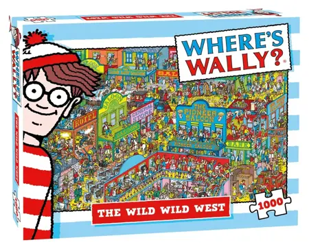 Puzzel Where's wally The wild wild west 1000 stukjes