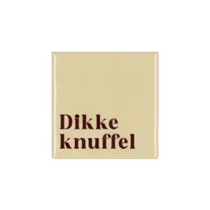 Tegeltje Dikke Knuffel 10x10x1cm