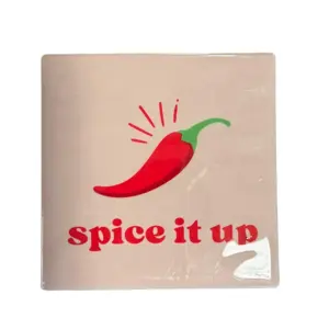 Tegeltje spice it up 10x10x1cm