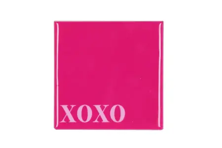 Tegeltje XOXO 10x10x1cm - afbeelding 1