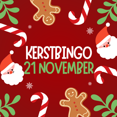 UITVERKOCHT - Kerstbingo Donderdag 21 november