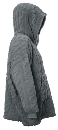 Unique Living hoodie pleun 70x50x87cm dark grey - afbeelding 2