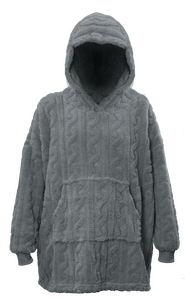 Unique Living hoodie pleun 70x50x87cm dark grey - afbeelding 1