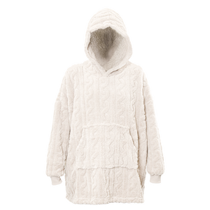 Unique Living hoodie pleun 70x50x87cm dove white - afbeelding 1