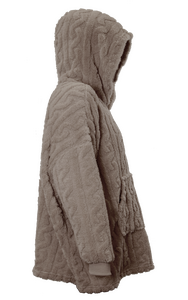 Unique Living hoodie pleun 70x50x87cm taupe - afbeelding 2