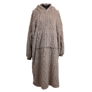 Unique Living hoodie pleun 78x120cm taupe