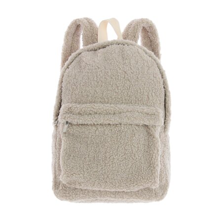 Unique Living rugzak teddy 32x24x8cm chateau grey