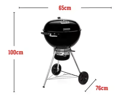 Weber Barbecue Mastertouch Premium Zwart SE E-5775 afmetingen