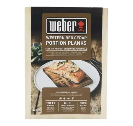 Weber Barbecue Rode Cederhouten Rookplank