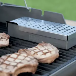 Weber Barbecue RVS Universele Rookbox met vlees