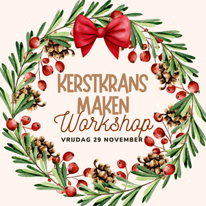 Workshop kerstkrans maken 29 november